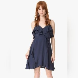 ✨ Cupcakes and Cashmere Navy Wrap Dress – Size 4✨